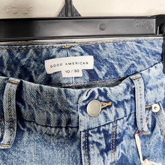 Good American Good '90s Icon in Indigo065 Blue Size 10 - Picture 3 of 5